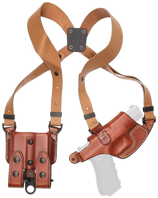 Aker Leather 101 Comfort-Flex Shoulder Holster Beretta 92F Right Hand Plain Tan - Aker Leather