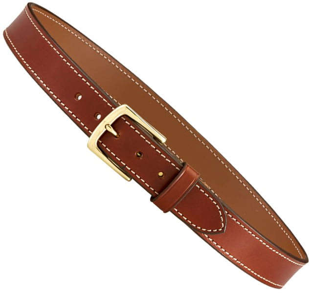 Aker Leather Dress Belt 1-1/2 46 in Plain Tan - Aker Leather