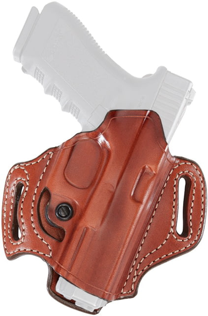 Aker Leather Model 168a Flatsider Xr13 Strapless Open Top Holsters HK 45 Right Plain Tan - Aker Leather