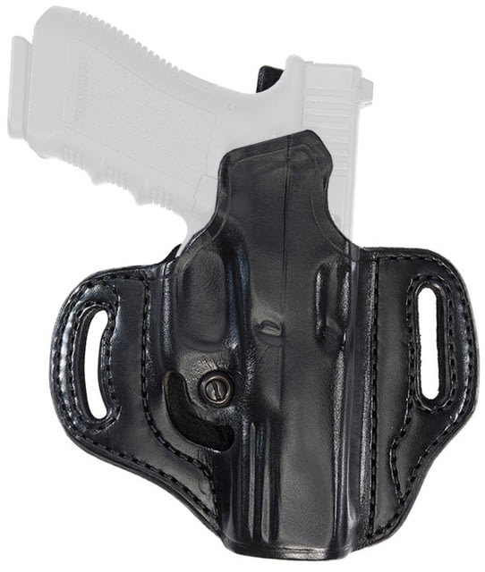 Aker Leather Flatsider Xr15 Open Top Straight Draw Holster SIG Sauer P365XL Right Plain Black - Aker Leather