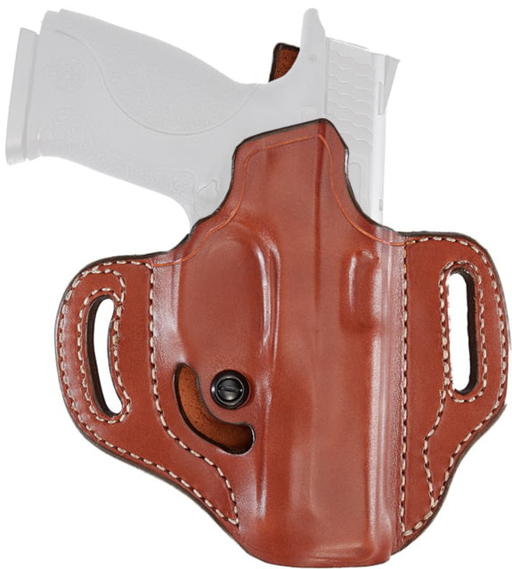 Aker Leather Flatsider Xr15 Open Top Straight Draw Holster Springfield Hellcat Left Plain Tan - Aker Leather