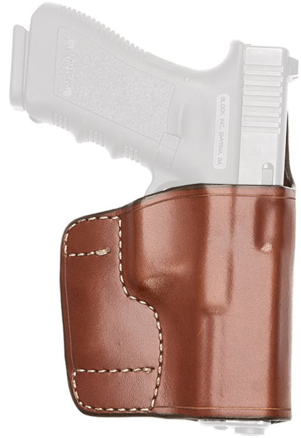 Aker Leather Lightning Slide Belt Holsters Glock 43 Right Hand Plain Tan - Aker Leather