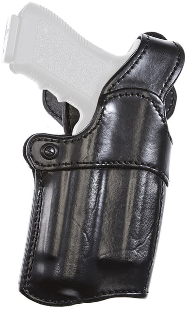 Aker Leather Model 114 Nightguard Tactical Light Low Ride Duty Holster M&P 9/40/2.0 Insight Technology M3/Streamlight TLR-1 Right Plain Black - Aker Leather