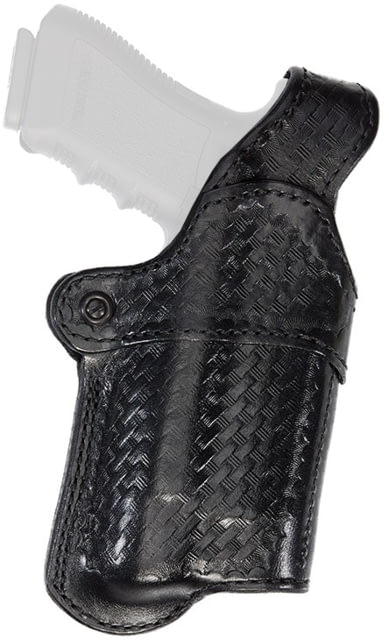 Aker Leather Model 115 Nightguard Tactical Light High Ride Duty Holster M&P 9/40/ 2.0 SureFire X300U Left Basketweave Black - Aker Leather