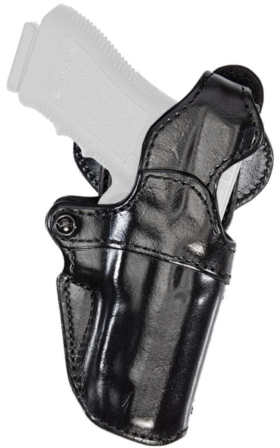 Aker Leather Model 118 Blue Line Drop Loop Duty Holster SIG Sauer P228/ 229 Left Plain Black - Aker Leather
