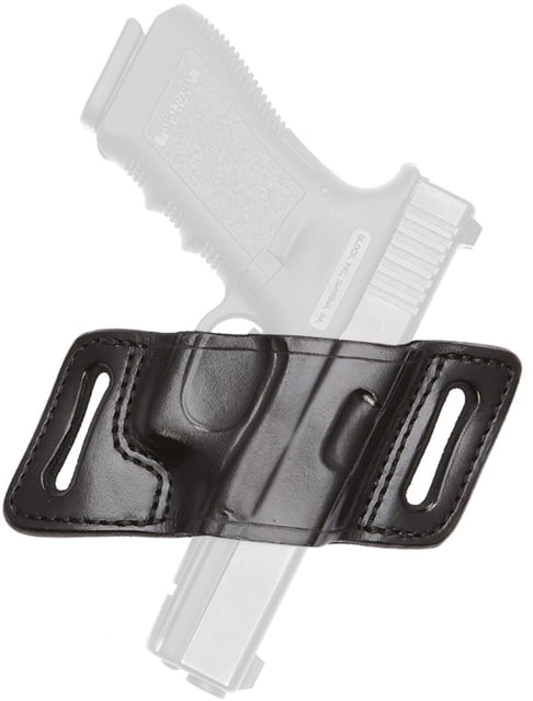 Aker Leather Model 132A White Lightning Strapless Open Top Holster Colt  Right Plain Black - Aker Leather