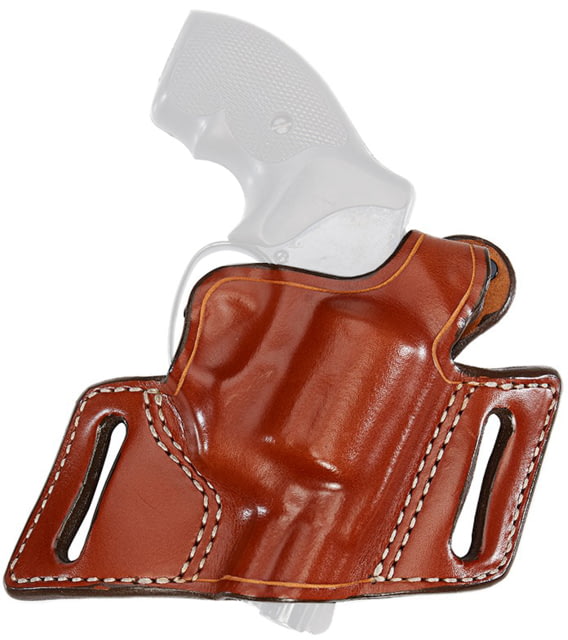 Aker Leather Model 133 White Lightning Revolver Holster S&W 649 Hammerless Right Plain Tan - Aker Leather