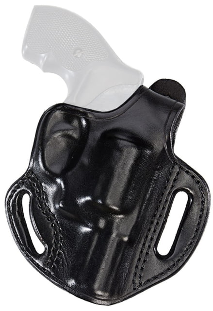 Aker Leather Model 137 Bodyguard Revolver Holster K/L-Frame 4in Left Plain Black - Aker Leather