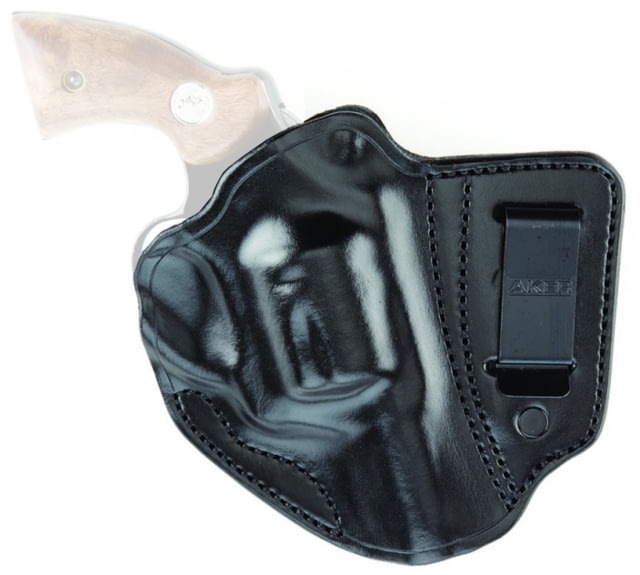Aker Leather Model 140 IWB APNDX Revolver Holster J-Frame 2in Right Plain Black - Aker Leather