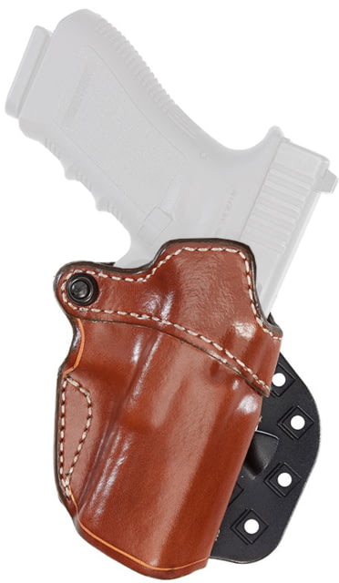 Aker Leather Model 144A D.A. Strapless Open Top Paddle Holster SIG Sauer P365XL Left Plain Tan - Aker Leather