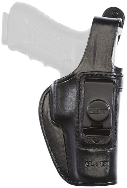 Aker Leather Spring Special Executive Holsters Glock 43 Right Hand Plain Black - Aker Leather