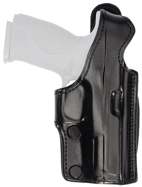 Aker Leather Sentinel Hi Ride Lined Holster Heckler & Koch P2000 Right Hand Plain Black - Aker Leather