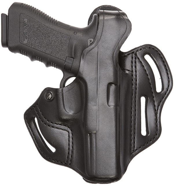 Aker Leather Model 166 Classic 3 Slot Holster SIG Sauer P365 Left Plain Black - Aker Leather