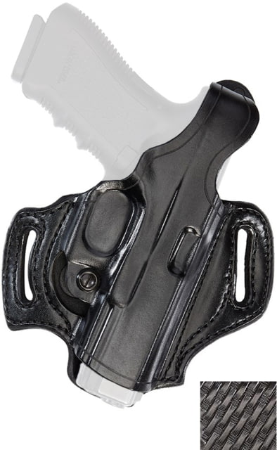 Aker Leather Model 168 Flatside Xr12 Holsters M&P 9/40/ 2.0 Left Basketweave Black - Aker Leather
