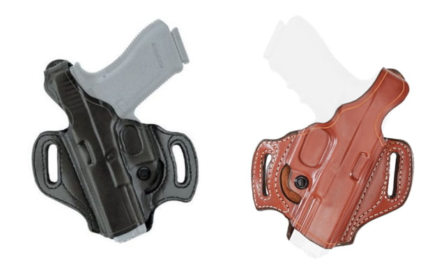 US Aker Leather Flatside XR12 Holster, Springfield Armory XD-S, Right Hand, Plain, Tan, H168TPR-XDS Tech Data
