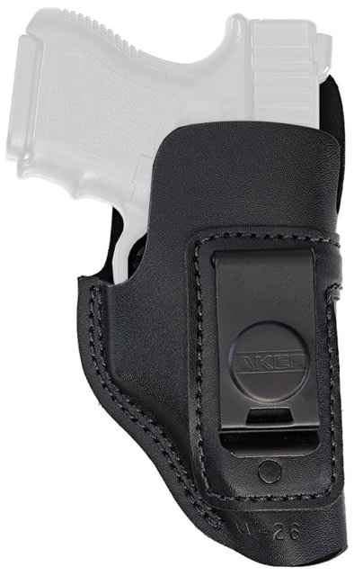 Aker Leather Spring Special Strapless Open Top Holsters Glock 42 Right Hand Plain Black - Aker Leather