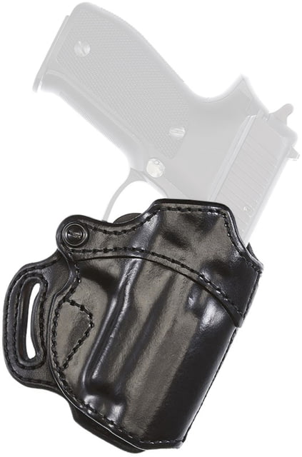 Aker Leather Model 169 Nichols Avenger Belt Slide Holster Colt  Government 5in Right Plain Black - Aker Leather