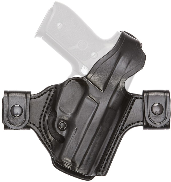 Aker Leather Model 171 Flatsider Patriot XR20 Holster SIG Sauer P320 Left Plain Black - Aker Leather