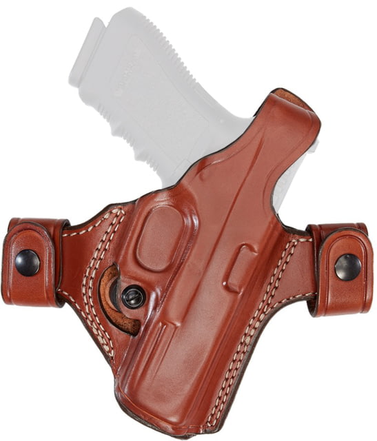 Aker Leather Model 171 Flatsider Patriot XR20 Holster Glock 33 Left Plain Tan - Aker Leather