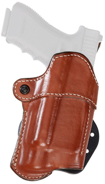 Aker Leather Model 267 Nightguard Open Top Paddle Holsters HK P2000 Insight Technology M3/Streamlight TLR-1 Left Plain Tan - Aker Leather
