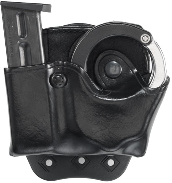 Aker Leather 519A D.M.S. ASP Cuff/Mag Combos .45 ACP Double Stack Right Plain Black - Aker Leather