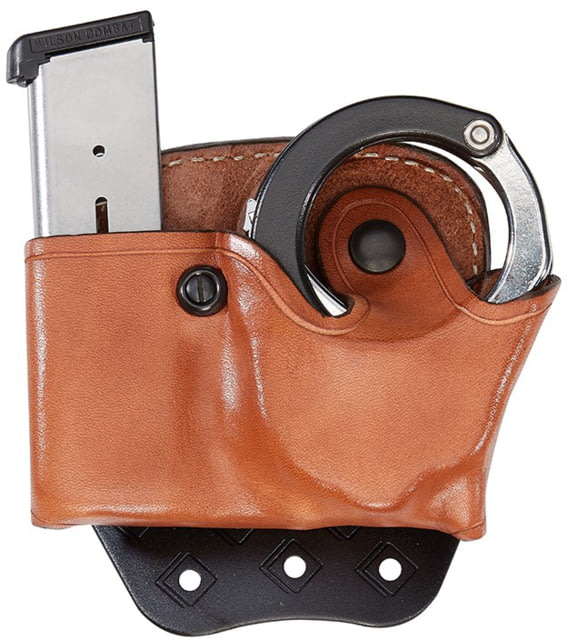 Aker Leather 519A D.M.S. ASP Cuff/Mag Combos .45 ACP Single Stack Right Plain Tan - Aker Leather