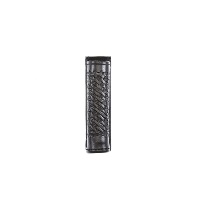 Aker Leather Model 552 Expandable Baton Holder Basketweave Black - Aker Leather