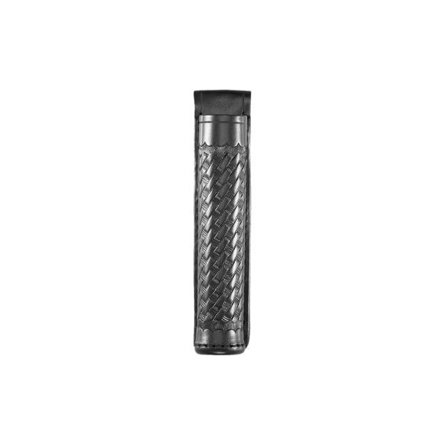 Aker Leather Model 552 Expandable Baton Holder Basketweave Black - Aker Leather