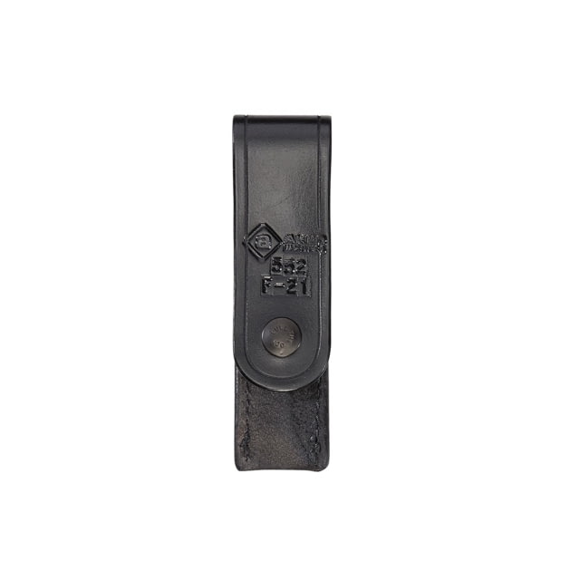 Aker Leather Model 552 Expandable Baton Holder Plain Black - Aker Leather