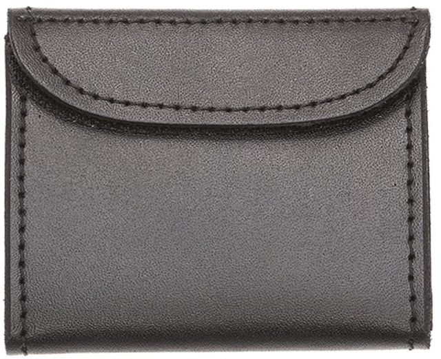Aker Leather Model 557 Velcro Surgical Glove Pouch Plain Black - Aker Leather