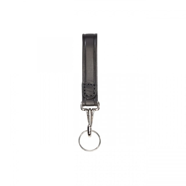 Aker Leather Model 561 Key Strap Holder Plain Black A561-BP-NS - Aker Leather