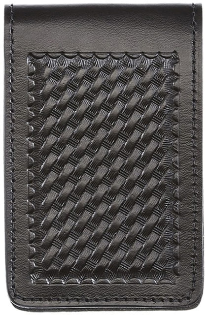 Aker Leather Model Notebook Cover Basketweave Black