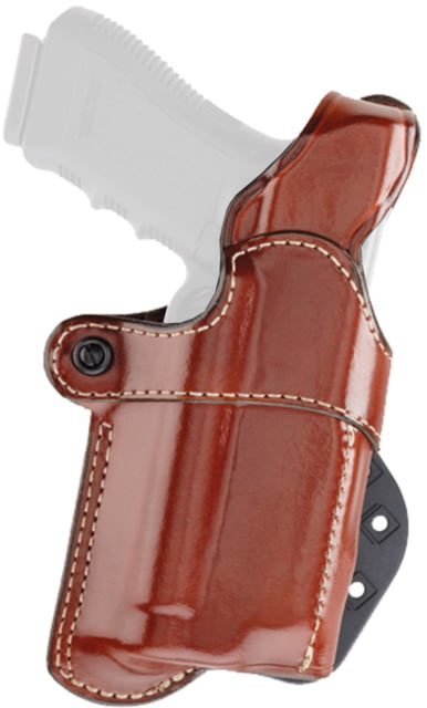 Aker Leather Model 267 Nightguard Paddle Holsters SIG P220/226/229 SureFire X300U Left Plain Tan - Aker Leather