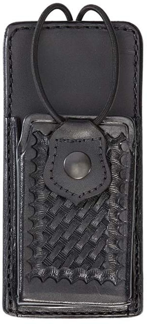 Aker Leather Swivel Radio Holder Motorola XTS  Basketweave Black - Aker Leather