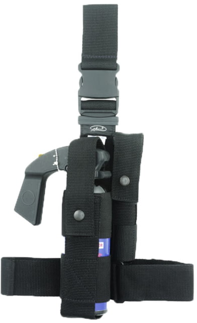 Aker Leather Tactical Leg Holster MK9 Ambidextrous Black - Aker Leather
