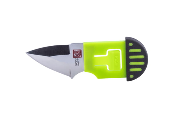 Al Mar Knives 1.3 in Stinger Keychain Fixed Blade Knife Green/Black - Al Mar Knives