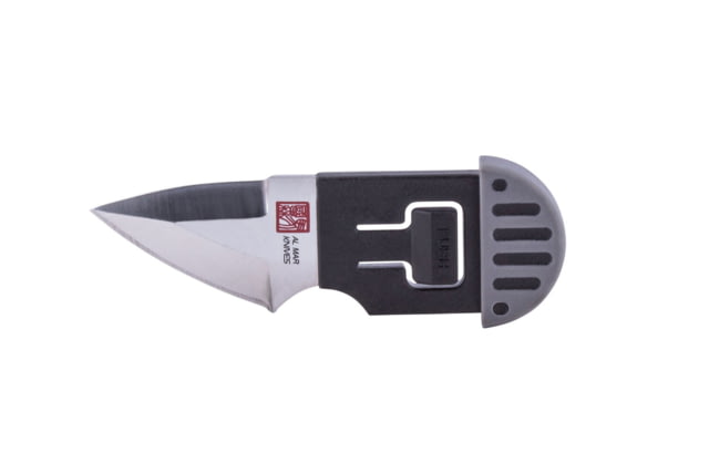 Al Mar Knives 1.3 in Stinger Keychain Fixed Blade Knife Grey/Black - Al Mar Knives