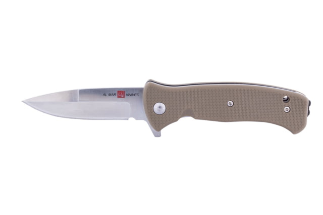 Al Mar Knives Mini S.E.R.E. 2020 Coyote Series Folding Knife Spring Assist 8Cr 3 in Traditional Coyote - Al Mar Knives