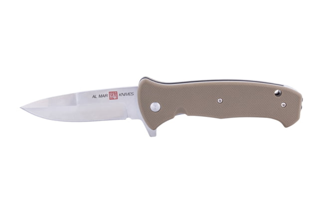 Al Mar Knives S.E.R.E. 2020 Coyote Series Folding Knife Spring Assist 8Cr 3.6 in Traditional Coyote - Al Mar Knives