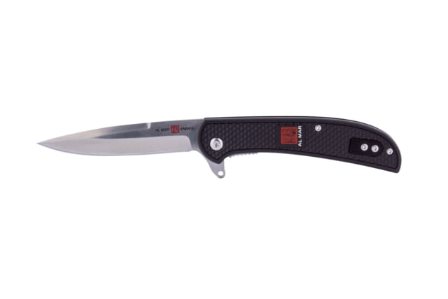 Al Mar Knives Ultralight Talon Folding Blade Knife 2.75 in 8 Cr Traditional Edge Black - Al Mar Knives