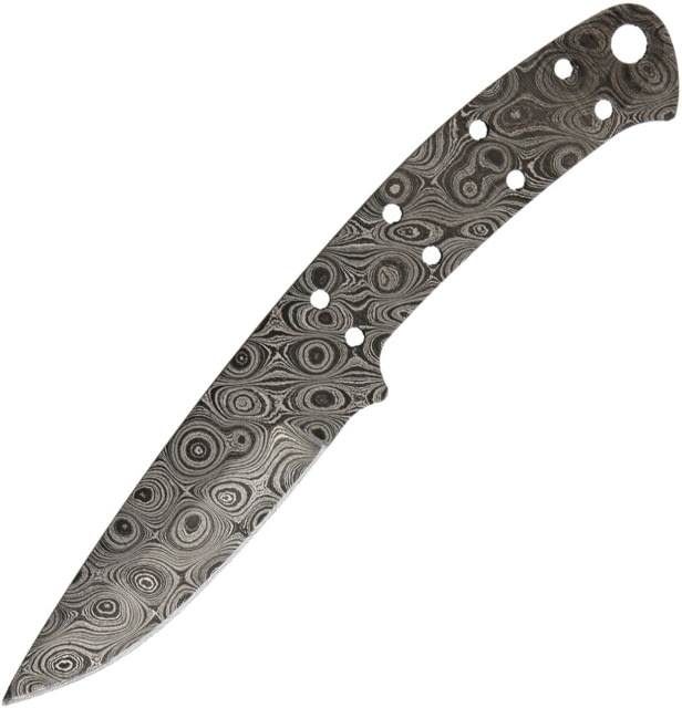 Alabama Damascus Steel  6.5in Damascus Knife Replacement Blade Damascus Knife Blades 6.5in Overall 2.75in Blade One Piece Damascus Steel - Alabama Damascus Steel