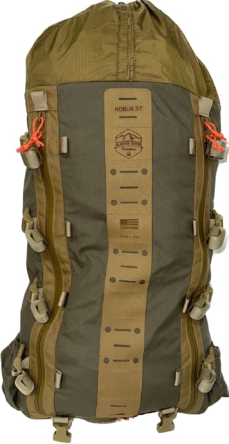 Alaska Guide Creations Kobuk 57 Backpack with Kobuk Frame Ranger Green 5700 Cubic Inches - Alaska Guide Creations