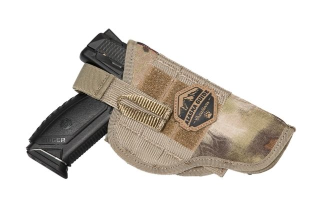 Alaska Guide Creations Pistol Belt Holster Ambidextrous Kryptek Highlander Universal