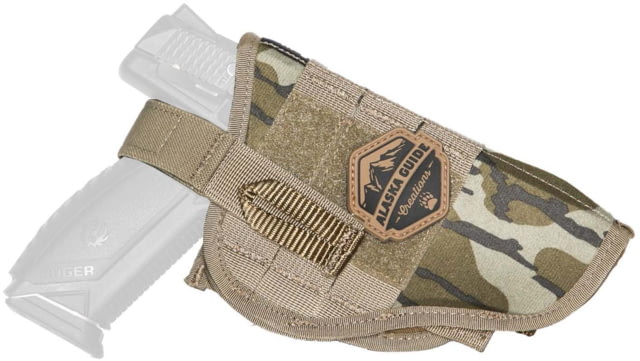 Alaska Guide Creations Pistol Belt Holster Ambidextrous Mossy Oak Bottomland Universal