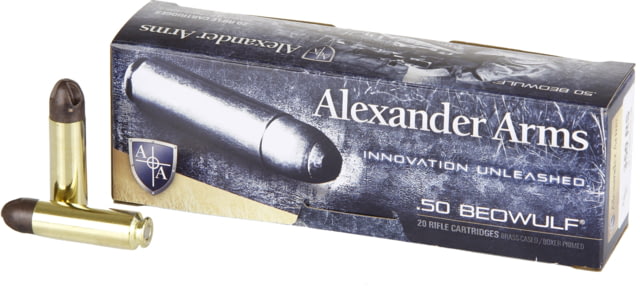 xander Arms Loaded .50 Beowulf 200 Grain Polycase ARX Centerfire Rifle Box Of 20 Ammo