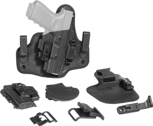 Alien Gear Holsters ShapeShift Glock Core Carry Holster Pack Glock 26/33 Gen 1-5 Glock 27 Gen 1-4 Right Hand 1.5in Belt Slide Standard Clips - Alien Gear Holsters