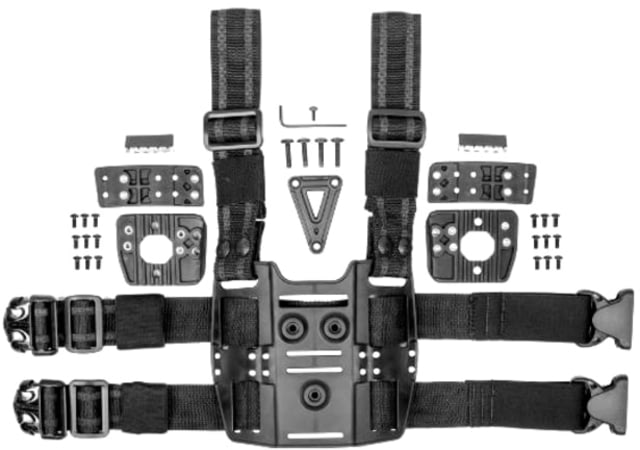 USED Alien Gear Holsters Duty Drop Leg Expansion OWB Holster Black - Alien Gear Holsters