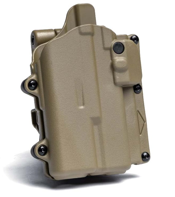 Alien Gear Holsters Rapid Force Level 2 Polymer OWB Belt Holster Glock 19/19X/19 MOS/44/45/45 MOS Gen 1-6 23 Gen 1-4 Right Hand Compact Light Tan - Alien Gear Holsters