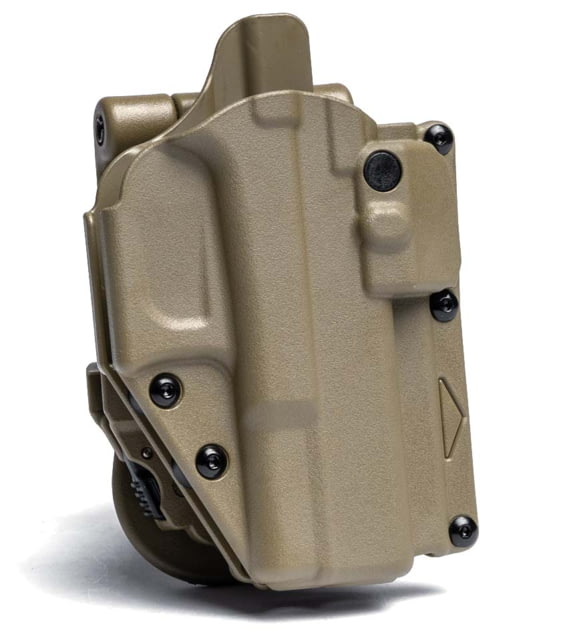 Alien Gear Holsters Rapid Force Level 2 Polymer OWB Belt Holster Glock 19/19X/19 MOS/44/45/45 MOS Gen 1-6 23 Gen 1-4 Right Hand No Light Tan - Alien Gear Holsters