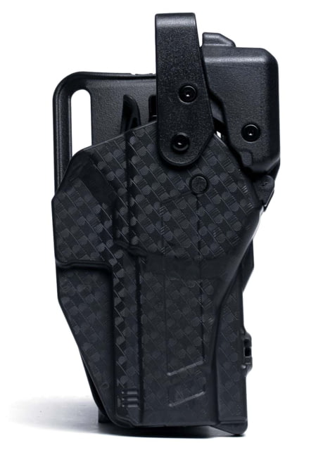 Alien Gear Holsters Rapid Force Level 3 Duty Polymer OWB Belt Holster S&W M&P 1.0 & 40/45/10mm M2 Right Hand No Light No Axon Basket Weave Black - Alien Gear Holsters